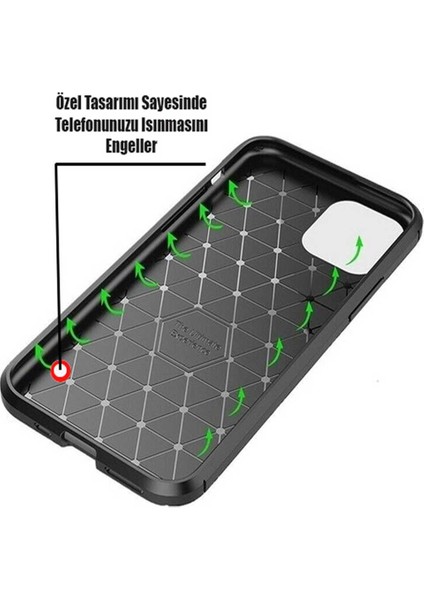 Xiaomi Mi 9 Lite Karbon Desenli Negro Silikon Kılıf modelleri