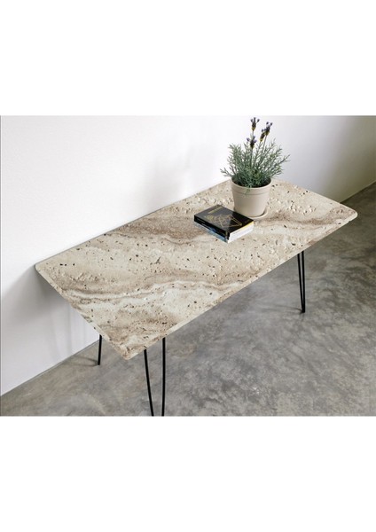 Masa Kaplama Folyosu Laminasyonlu Kendinden Yapışkanlı Stone Desen