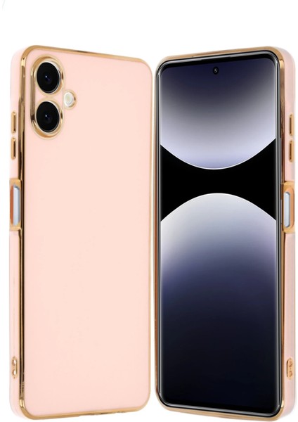 Samsung Galaxy A06 Kılıf Volet Silikon - Pembe Ferrg