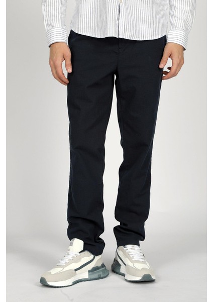 % 100 Pamuk Tapered Fit Normal Bel Daralan Paça Pantolon Erkek Pantolon 252 Lcm 221005 2501