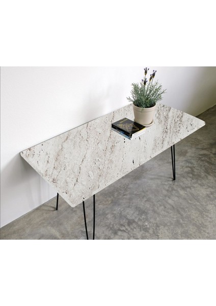 Masa Kaplama Folyosu Laminasyonlu Kendinden Yapışkanlı Stone Desen
