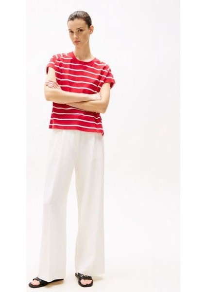 Kadın Rlx Modern Cody Cap T-Shirt - Kırmızı fiyatları