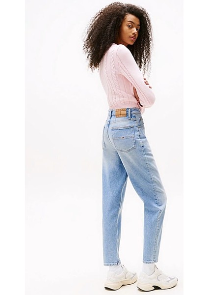 Kadın Th Yüksek Bel Mom Jeans - Açık Mavi modelleri