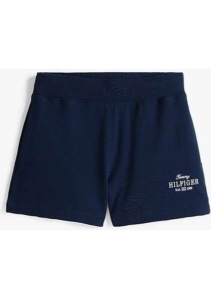 Kadın Th Regular Hilfiger Sweat Şort - Lacivert