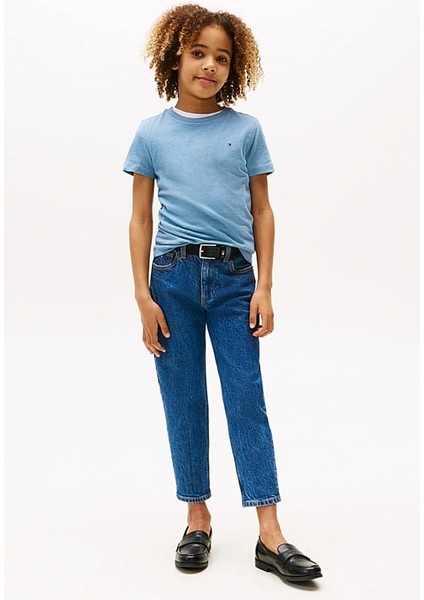 Erkek Çocuk Basic Pamuklu T-Shirt - Mavi fiyatları