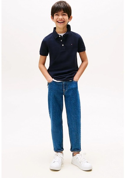 Erkek Çocuk Th Pamuklu Polo T-Shirt - Lacivert fiyatları