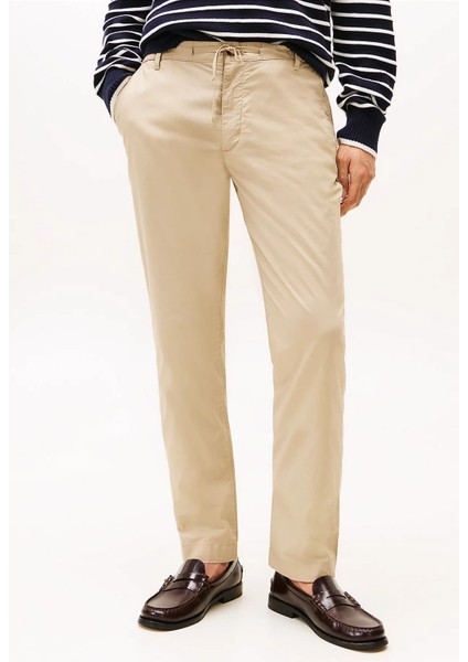 Erkek Th Denton Papertouch Pamuklu Pantolon - Bej