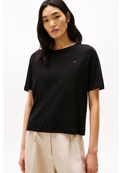 Kadın Th Modern Cody T-Shirt - Siyah