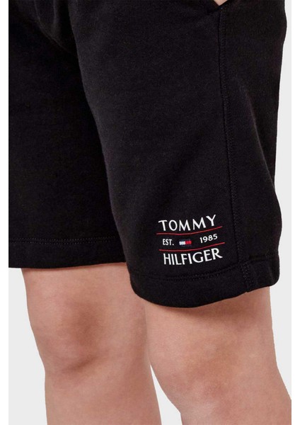 Erkek Çocuk Tommy Flag Hilfiger Şort - Siyah