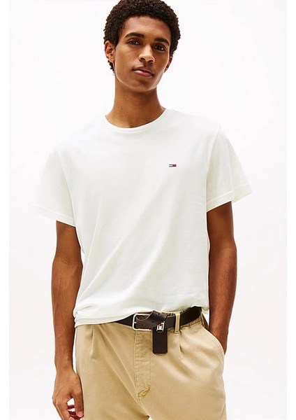 Erkek Tjm Slim 2'li Paket T-Shirt - Ekru/lacivert modelleri