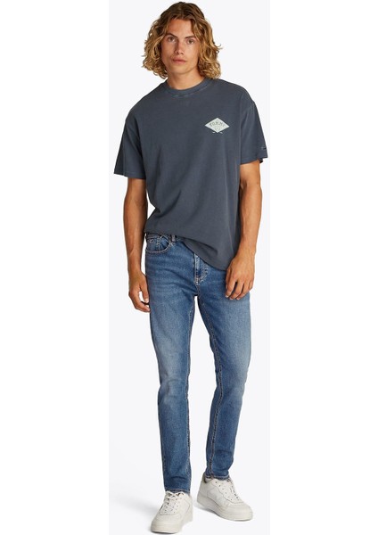 Erkek Th Austin Slim Tapered Jeans - Mavi