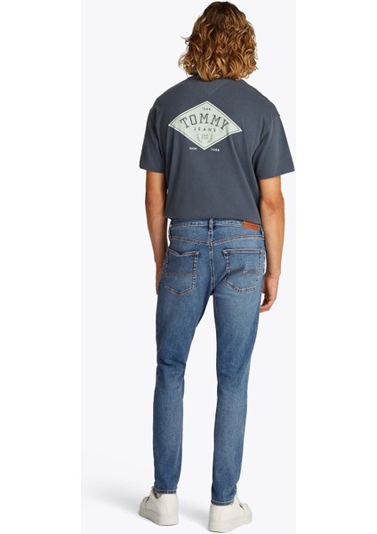 Erkek Th Austin Slim Tapered Jeans - Mavi