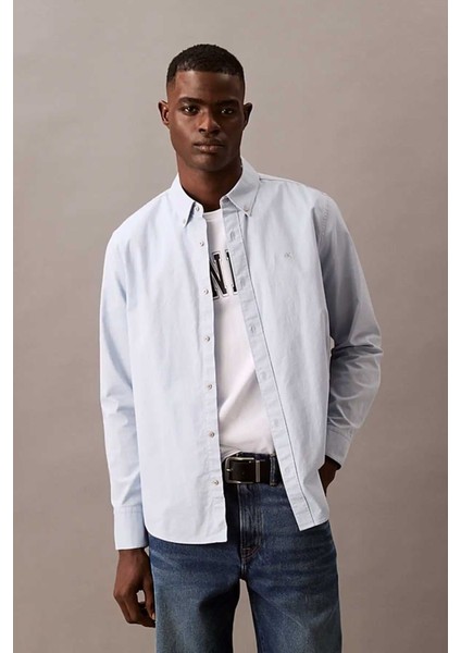 Erkek Ls Solid Classic Oxford Gömlek