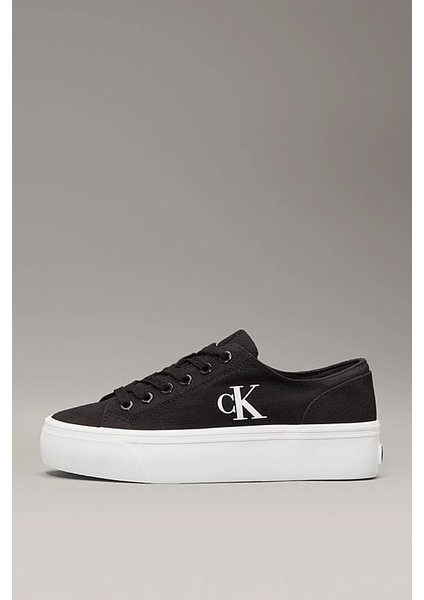 Kadın Ck Canvas Platform Sneakers - Siyah modelleri