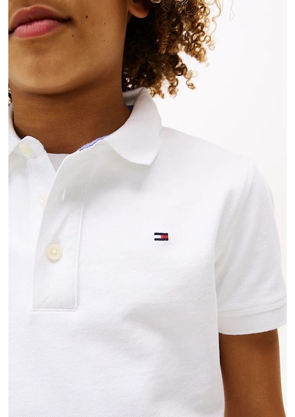 Erkek Çocuk Th Pamuklu Polo T-Shirt - Beyaz indirimleri