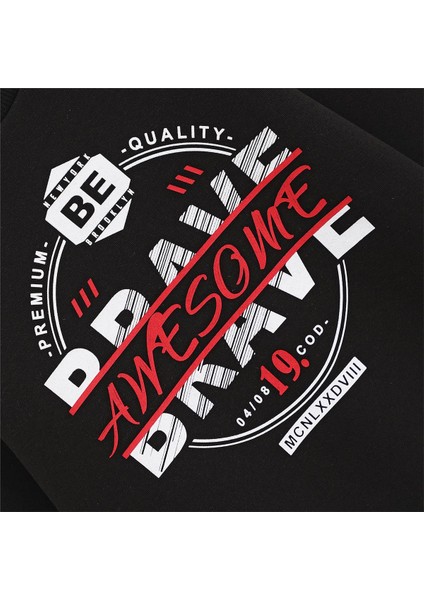 Erkek Çocuk Şardonlu Uzun Kol Kalın Bisiklet Yaka Tişört - 15812 - Siyah fiyatları