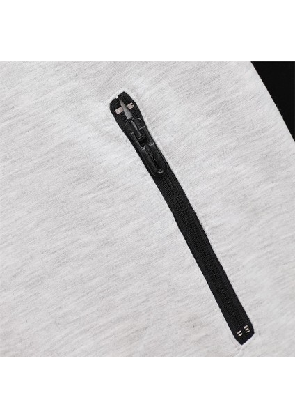 Erkek Çocuk Şardonsuz Uzun Kol Ince Kapşonlu Tişört - 15975 - Siyah Melanj fiyatları