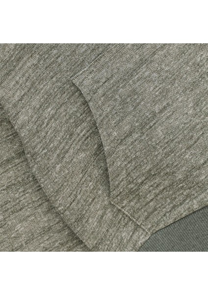 Erkek Çocuk Şardonsuz Uzun Kol Ince Kapşonlu Tişört - 15930 - Haki fiyatları