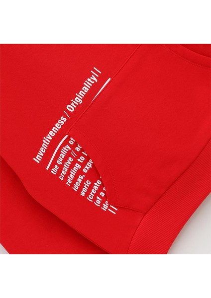 Erkek Çocuk Şardonlu Uzun Kol Kalın Bisiklet Yaka Tişört - 16015 - Kırmızı fiyatları