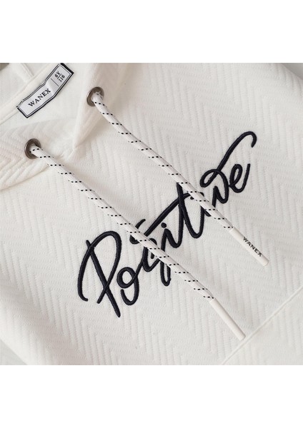 Erkek Çocuk Şardonsuz Uzun Kol Ince Kapşonlu Tişört - 16117 - Vanilya fiyatları