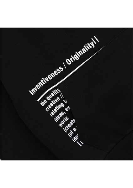 Erkek Çocuk Şardonlu Uzun Kol Kalın Bisiklet Yaka Tişört - 16015 - Siyah fiyatları