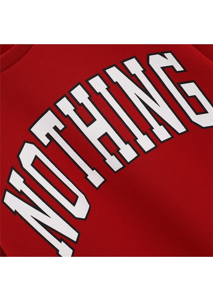 Erkek Çocuk Şardonlu Uzun Kol Kalın Bisiklet Yaka Tişört - 15921 - Bordo fiyatları