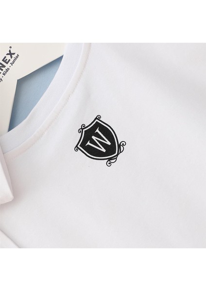 Erkek Çocuk Kısa Kol Tişört - 16063 - Beyaz modelleri