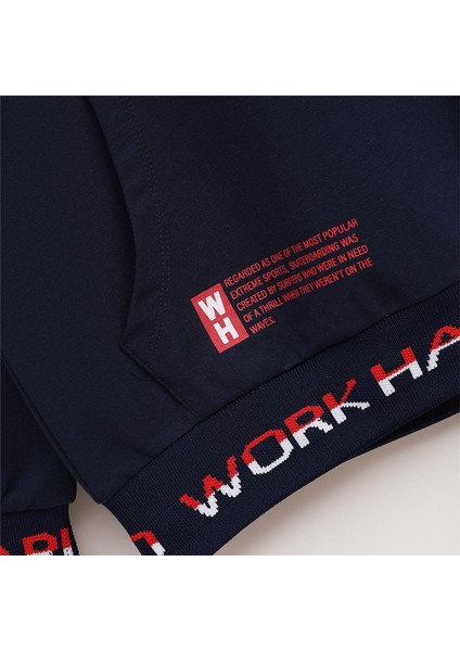 Erkek Çocuk Şardonsuz Uzun Kol Ince Tişört - 15902 - Lacivert modelleri