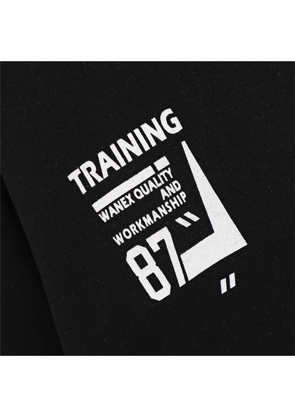 Erkek Çocuk Şardonlu Uzun Kol Kalın Bisiklet Yaka Tişört - 16160 - Siyah modelleri