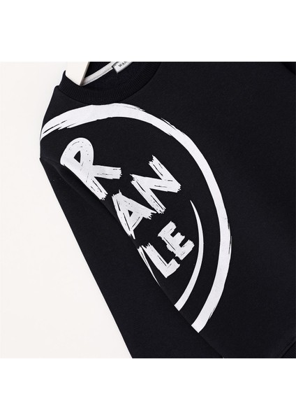 Erkek Çocuk Uzun Kol Kalın Bisiklet Yaka Tişört - 16558 - Lacivert fiyatları