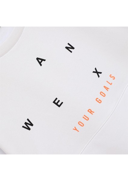 Erkek Çocuk Uzun Kol Kalın Bisiklet Yaka Tişört - 16491 - Beyaz fiyatları