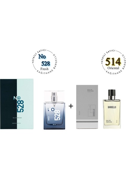No: 528 + 514 Erkek Parfüm EDP 50 ml Fresh / Oriental