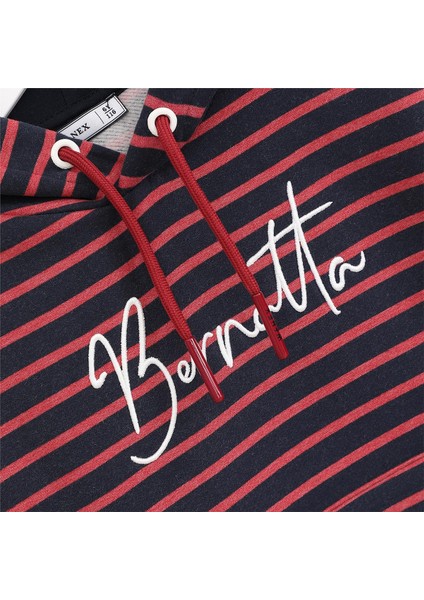 Erkek Çocuk Uzun Kol Kalın Kapşonlu Tişört - 16300 - Bordo - Lacivert fiyatları