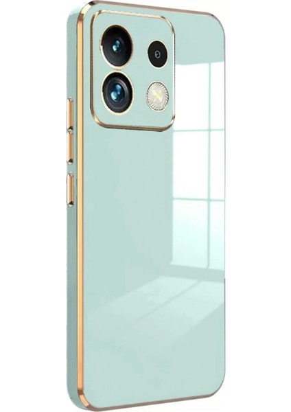 Xiaomi Poco M6 Pro 4g Kılıf Volet Silikon - Açık Yeşil Ferrg