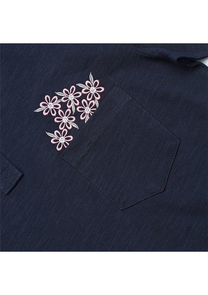 Erkek Çocuk Kısa Kol Tişört - 16826 - Lacivert modelleri