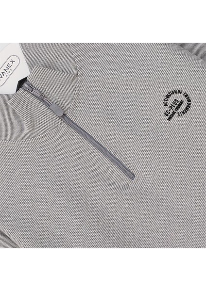 Erkek Çocuk Uzun Kol Ince Bisiklet Yaka Tişört - 16501 - Gri fiyatları