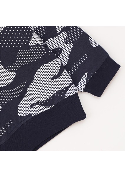 Erkek Çocuk Uzun Kol Ince Bisiklet Yaka Tişört - 16666 - Lacivert fiyatları