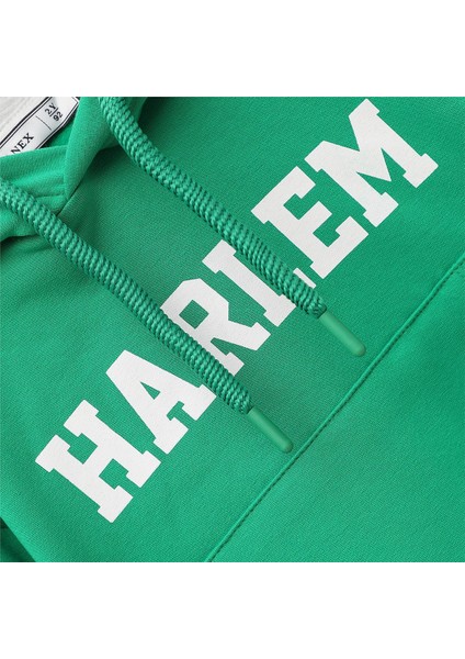 Erkek Çocuk Uzun Kol Kalın Kapşonlu Tişört - 17074 - Yeşil fiyatları