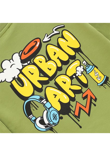 Erkek Çocuk Süprem Kısa Kol Tişört - (2 Yaş-7 Yaş) - 16878 - Çağla Yeşili modelleri