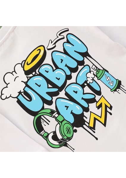 Erkek Çocuk Süprem Kısa Kol Tişört - (2 Yaş-7 Yaş) - 16878 - Beyaz modelleri