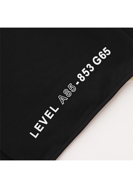 Erkek Çocuk Şardonlu Uzun Kol Kalın Kapşonlu Tişört - 15685 - Siyah modelleri