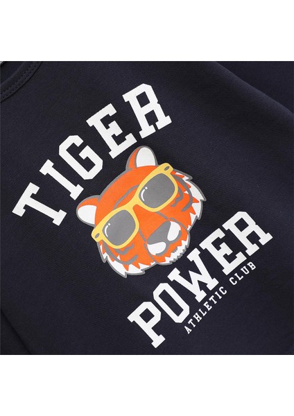 Erkek Çocuk Şardonsuz Uzun Kol Ince Tişört - 16778 - Lacivert fiyatları