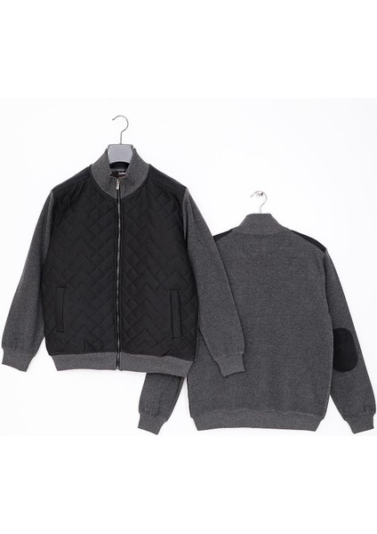 Erkek Şardonsuz Uzun Kol Ince Mont - MTS-8005 - Antrasit fiyatları