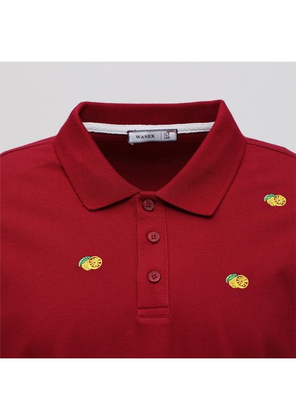 Erkek Çocuk Kısa Kol Tişört - 16863 - Bordo fiyatları