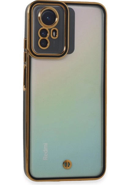 Xiaomi Redmi Note 12S Kılıf Liva Lens Silikon - Siyah Ferrg
