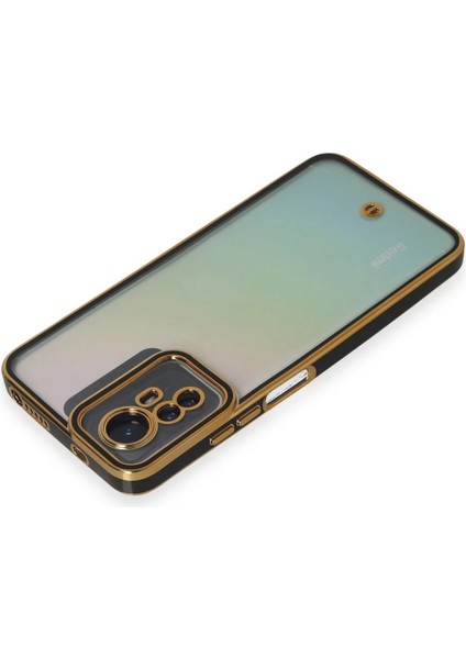 Xiaomi Redmi Note 12S Kılıf Liva Lens Silikon - Siyah Ferrg modelleri