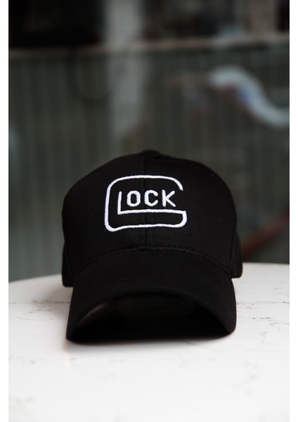 Glock Nakışlı Siyah Şapka