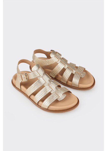 Kahve Deri Kadın Düz Sandalet fiyatları