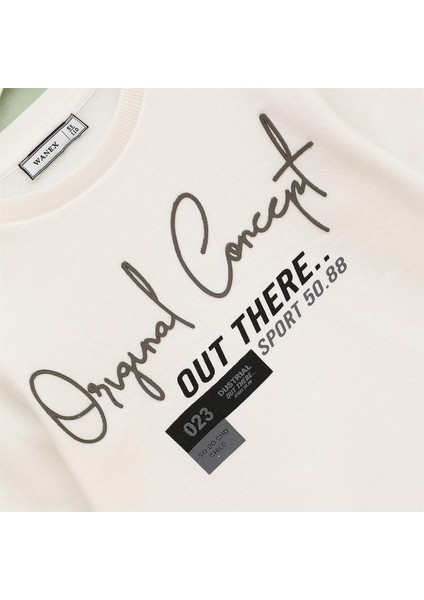 Erkek Çocuk O Yaka Uzun Kol Kalın Kışlık Tişört - (5 Yaş-10 Yaş) - 16514 - Vanilya fiyatları