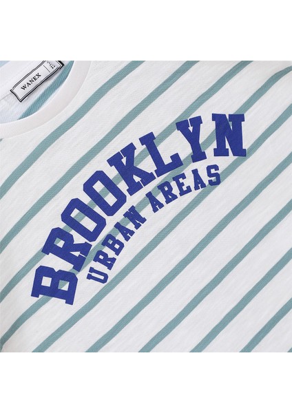 Erkek Çocuk Kısa Kol Yazlık Tişört - (7 Yaş-12 Yaş) - 15804 - Çağla Yeşili - Vanilya fiyatları